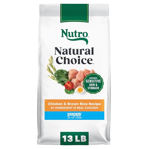 Nutro Natural Choice Dry Puppy Food, Dry Dog Food For Puppies, Chicken And Brown Rice Recipe, 13...