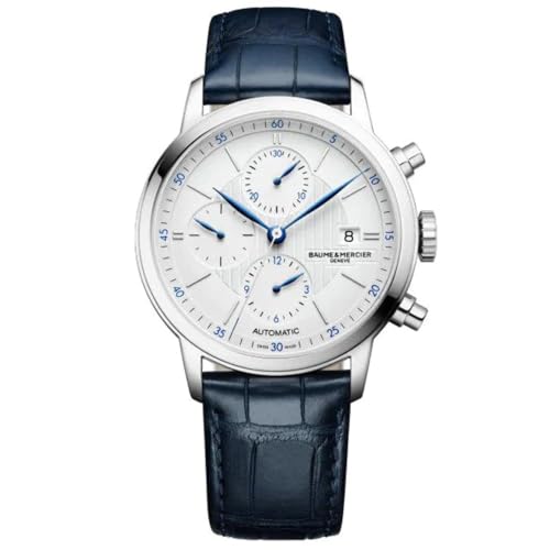 Reloj Baume Mercier Classima 42mm Automatico Azul M0A10784