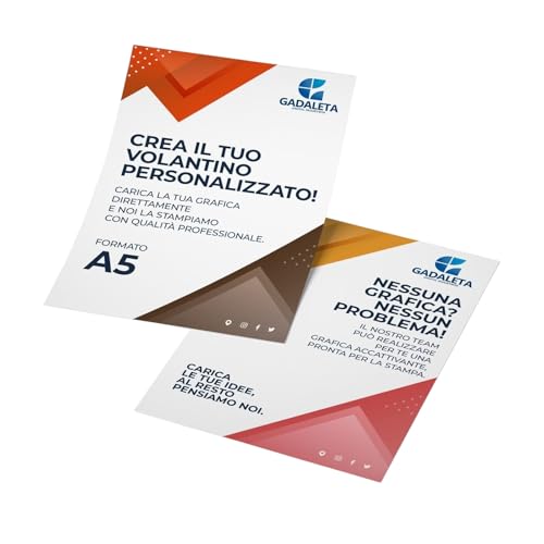 Dépliants publicitaires A5 personnalisés de 150x210mm pour événementiel