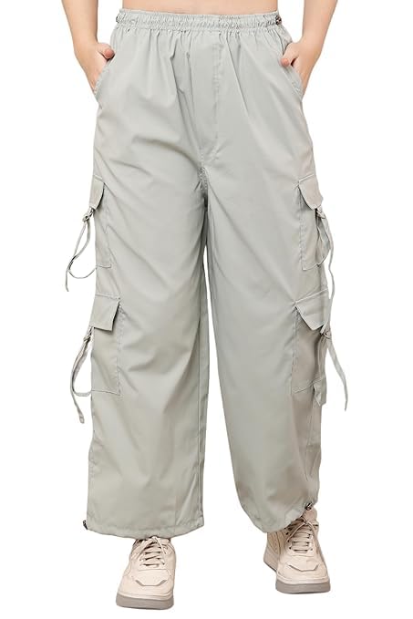 areal fashion Women's High Waist Cargo Sweatpants, Stripes, Drawstring, Wide Leg-picture-55