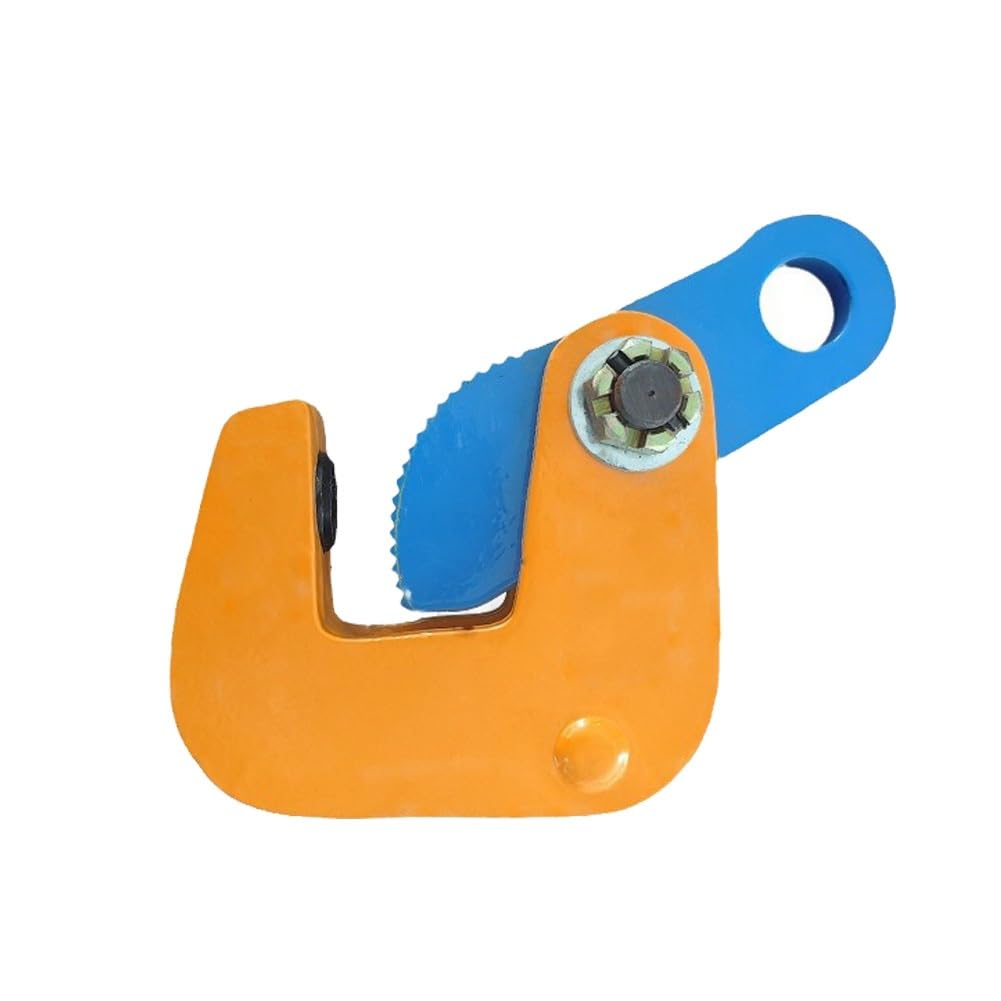 Pinza di Sollevamento for Lastre Orizzontali con Anello di Sollevamento E Ingranaggio Antiscivolo for Il Sollevamento E Il Trasporto delle Lamiere di Acciaio. Pinza di Sollevamento(1T)