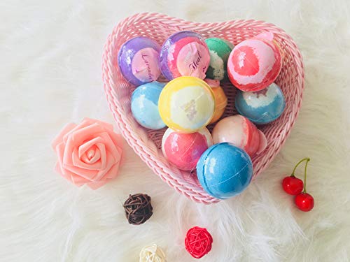 Bath Bombs, STNTUS Bath Bombs for Women Kids, 12 Bathbombs Gift Set, Spa Bubble Bath Bomb Gift for Mom, Her, Girlfriend, Beauty Relaxing Gift for Mothers Day Valentines Birthday Christmas Anniversary