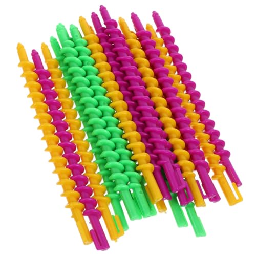 HAPINARY Lot de 40 bigoudis en spirale pour femme - En ABS - Doux pour cheveux longs - Utilisation polyvalente pour salon et maison