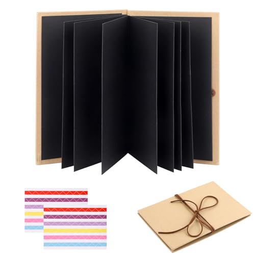 5 Inch Fotoalbum Klein Schwarz Kleines Fotobuch zum Selbstgestalten