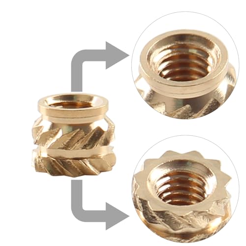 Inserts écrous M3 laiton pour fixer solidement les pièces 3D - 3