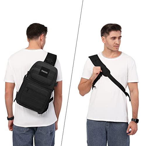 Bolsa Sling para Cámara MOSISO Negra miniatura 6