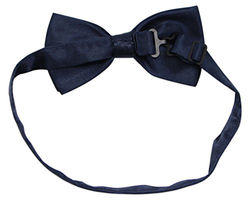 Jaifei Suspenders & Bowtie Set- Men's Elastic X Band Suspenders + Bowtie For Wedding, Formal Events (Navy) #TOP2