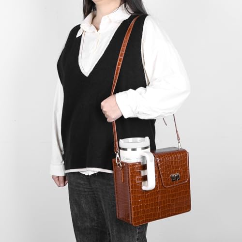 Image of Stanley Purse Cup Holder Bag Crossbody Water Bottle Purse for 40oz Tumbler