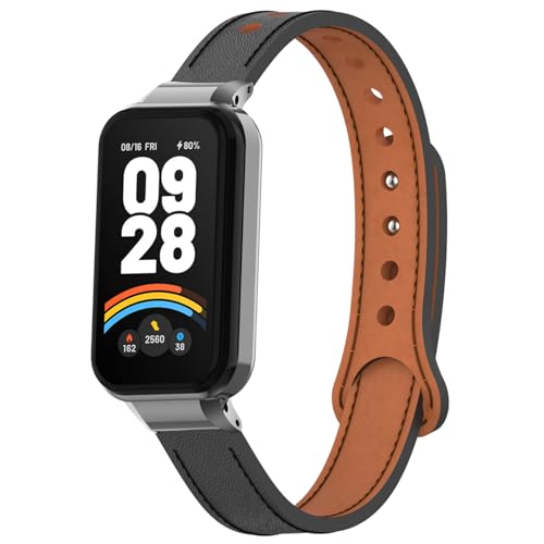 [PONATTENO] �����p�x���g For Xiaomi Band 9 Active�p�E�H�b�`�o���h ���U�[�� �����x���g �{�v�� �y�ʃ\�t�g�ւ��x���g ���U�[�v �j�����p �T�C�Y���߉� Xiaomi Band 9 Active �o���h (�u���b�N)