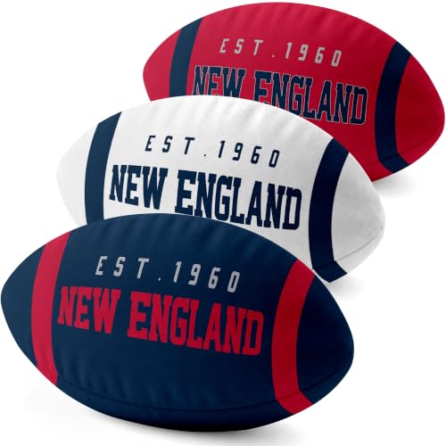 Image of ANTKING New England Throw Pillow Custom Name Number for Men Boy Gifts | Personalized Gift for Youth for Birthday Christmas