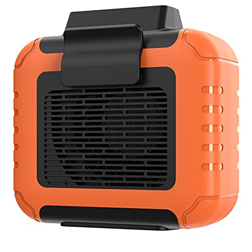 Image of SLENPET 6000mAh Portable Waist Clip Fan with 23H Working Time, 6200RPM Strong Airflow, 3 Speeds, Rechargeable Battery Operated Personal Hands-free USB Belt Fan for Clothes Shirt Farm Work Hiking
