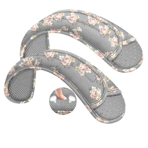 Image of ZINZ 2-Pack Universal Shoulder Pad with Ultra Thick Cushion for Bag Luggage Bag Crossbody, Plus Long & Anti-Slip & Breathable,Light Rose