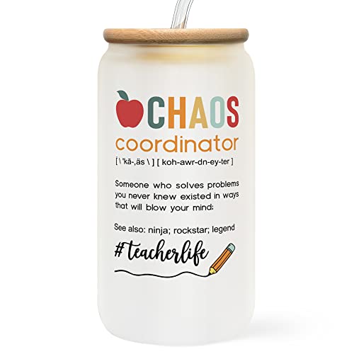 Regalos de agradecimiento para maestros – Regalos para profesores para mujeres – Regalos de coordinador del caos para profesores y mujeres – Regalos de agradecimiento para profesores – Regalos de
