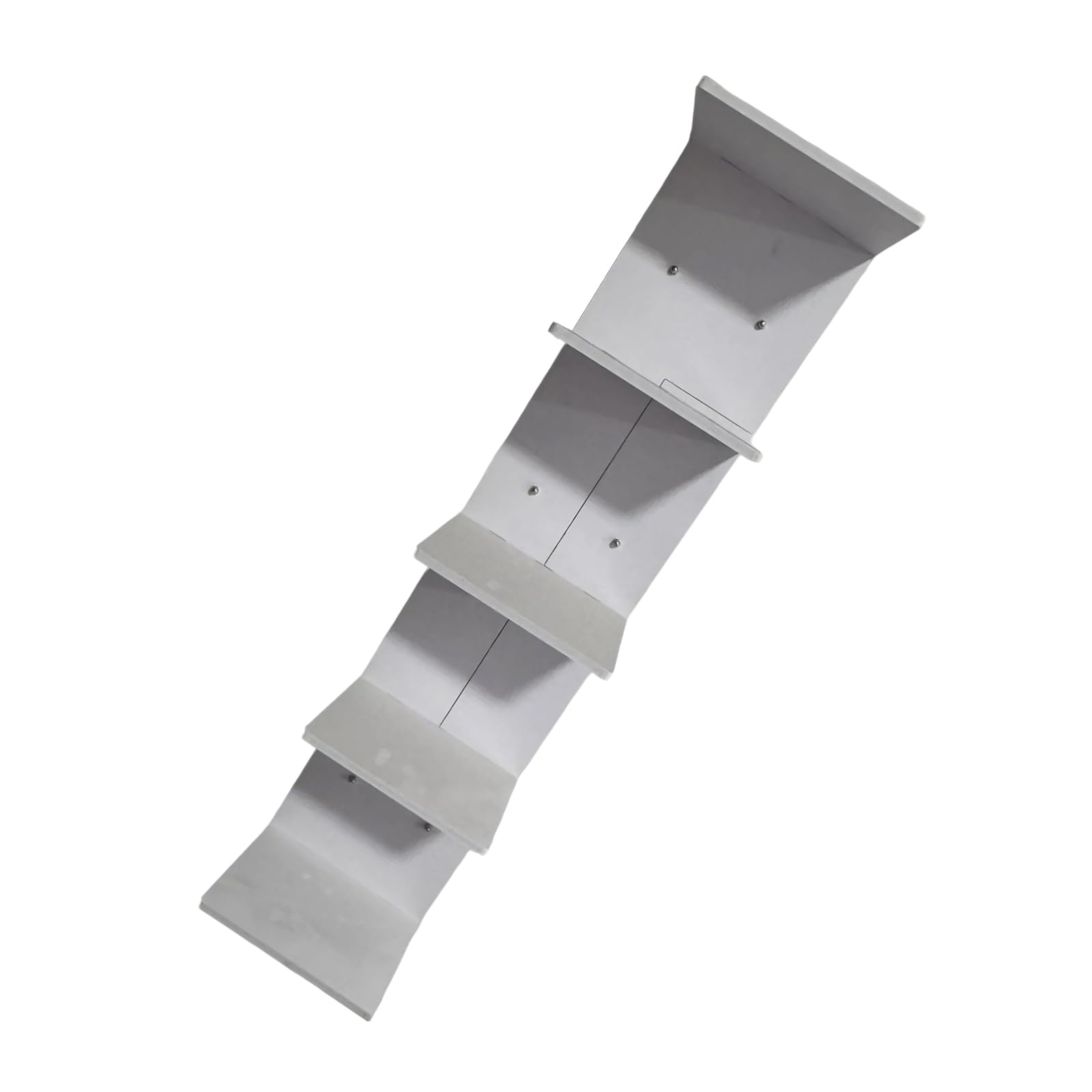 Uqezagpa Multifunctional Wall Mounted Shelf 5 Steps Space Saving Solution for Living Room Bedroom Makeup Vanity Shelf
