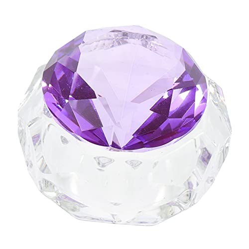 BESPORTBLE Crystal Nail Art Cup Manicure Liquid Bowl Unique Cup for Nail Polish Powder