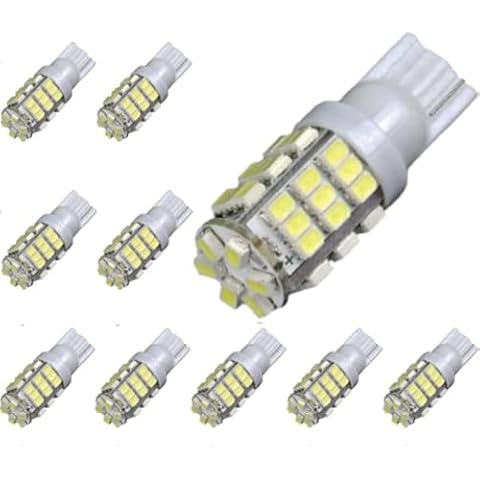 britelites Jtech 10x T10 42-SMD LED White Car RV Camper Trailer Backup Reverse Lights Bulb 906 579 901 904 908 909 912 914 915 916 917 918 920 921 922 923 926 927 928 939 Cover