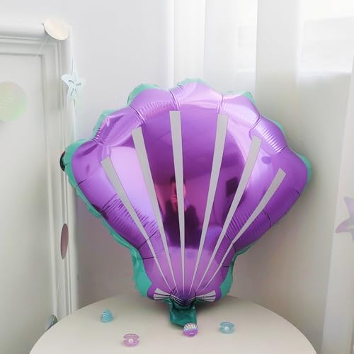 DNBOD Mermaid Party Balloon Arch Kit, 154Pcs Green Purple Little Mermaid Party Decorations Balloon Garland, Under the Sea Summer Birthday Party Supplies for Girls by DNBOD - Image 4