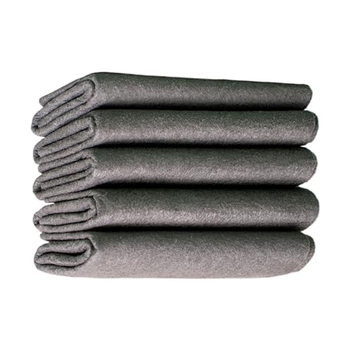 Toallas de microfibra de limpieza, 5 paños de limpieza multifuncionales y reutilizables, toalla de limpieza, accesorios de cocina lavables, potente trapo de limpieza para vidrio, casa, cocina