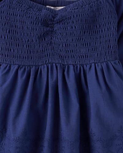Image of The Children's Place Girls' Long Sleeve Smocked Peplum Top