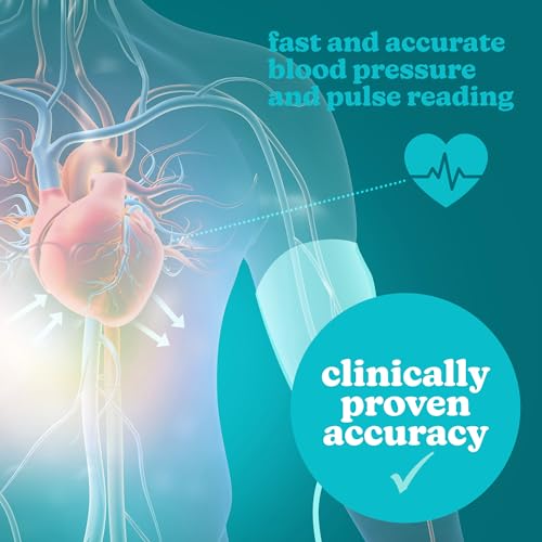 HoMedics Moniteur de Tension Artérielle Automatique pour Bras - Moniteur de Fréquence Cardiaque Électrique avec Écran et Brassard Réglable, Détection d'Anomalies Cardiaques - Diagnostics de Santé – Image 3