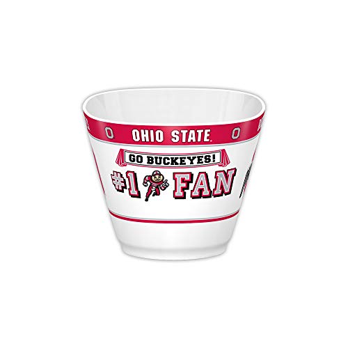 Fremont Die NCAA Ohio State Buckeyes Party Snack Bowl, 11.75