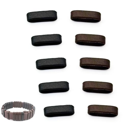 10 Pack Belt Loop Keeper Plastic Leather Grain Belt Keepers End Straps Holder Organizer for Men's Casual Leather Belt Every Day Jeans Belts Leather Ratchet Belt Handmade Classic Dress Belt