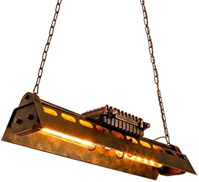 Rustic Farmhouse Chandelier 4-Light Industrial Pendant Lighting, ...