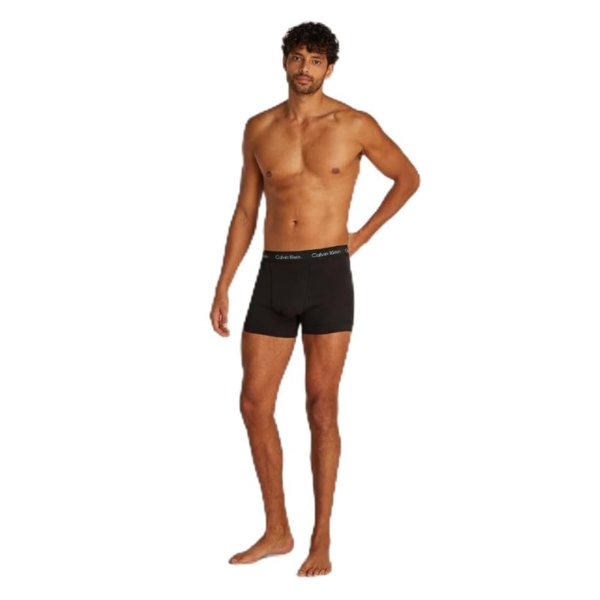 Calvin Klein Uomo Pantaloncini Boxer Vita Bassa Confezione da 3 Intimo, Multicolore (Black Bodies W/Blue Shadow/Supreme), L