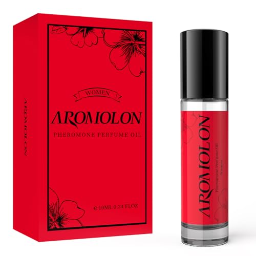 Aromolon Carry-on Size Pheromone Perfumes for Women – Long Lasting Sweet Fragrance – Portable Pheromones Essential Oil Roll on 10 ml – 0.34 fl oz