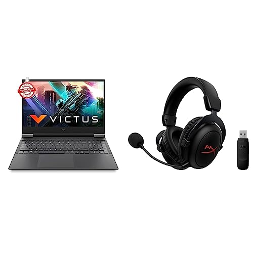 Image of HP Victus Gaming AMD Ryzen 7-5800H 16.1 inch(40.9 cm) FHD Gaming Laptop & HyperX Cloud Core Wireless Gaming Headset with DTS Headphone:X Spatial Audio