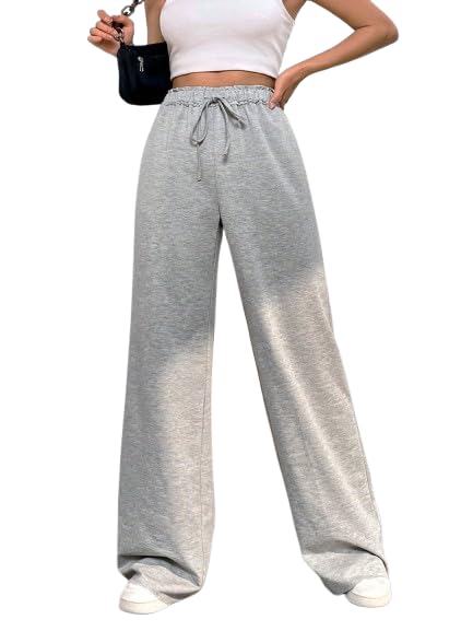 dockstreet Loose fit Open Bottom Joggers/Loose fit, Trouser stylelowers/Cute Style, Relaxed Casual Lounge Pants for Women