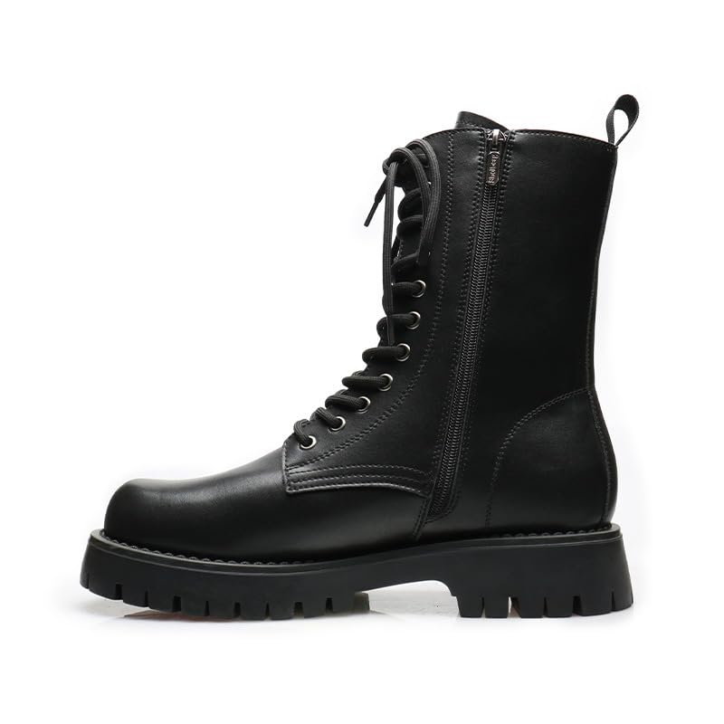 Rave Platform Boots Goth Cowgirls Cowboys Short Chelsea Combat Booties Plus Size Emo Grunge Shoes - Church Neutral Retro Trendy Comfortable Walking Lightweight Running Standing All Day Birthday Gifts2