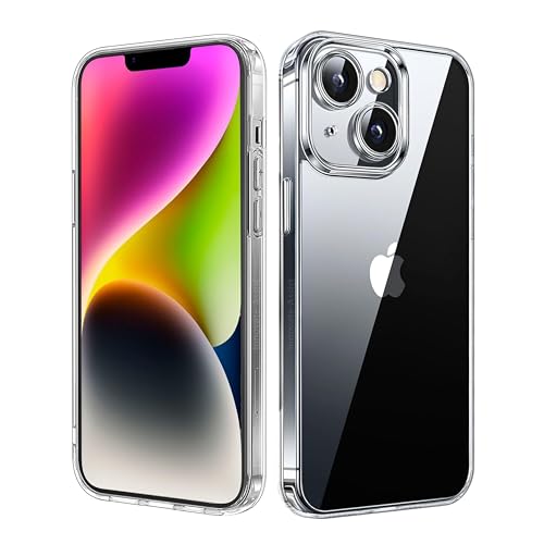Innovate-Assist for iPhone 14 Case - Crystal Clear & Anti-Yellowing - Mil-Grade Shockproof Protection soft TPU Protective Phone Case - Slim Thin Fit Cover 6.1