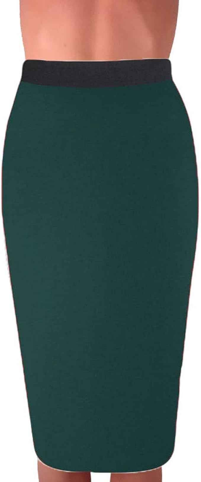 MMOOVV Damen Geschäftliche Eng Rock Mittlerer Taille Slim Fit Patchwork  Röcke Knielangen Midirock S-3XL : Amazon.de: Bekleidung