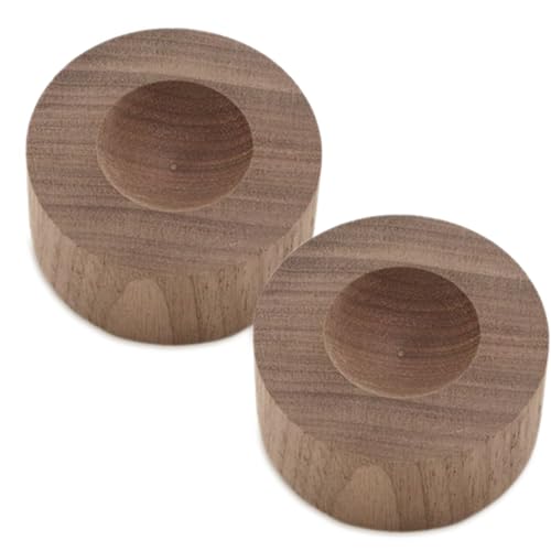 SAMIQU Wooden Essential Oil Diffuser – 2 PCS Walnut Wood Aromatherapy Diffuser, Small Cylinder Passive Diffuser for Home Office Car Wardrobe Yoga Hall and SPA