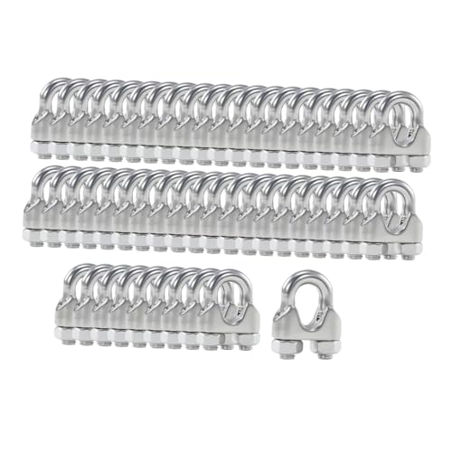 Abrazaderas para cables de acero contra roturas: accesorio de bloqueo y fácil montaje