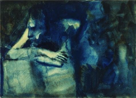 'Pablo Picasso-Brooding Woman And Three Children,1904' Oil Painting, 30x41 Inch / 76x105 Cm ,printed On Perfect Effect Canvas ,this Cheap But Art Decorative Art Decorative Prints On Canvas Is Perfectly Suitalbe For Kids Room Artwork And Home Gallery Art And Gifts