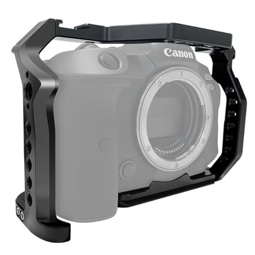 Image of LEOFOTO CG-R5 Camera Cage Dedicated for Canon EOS-R5 Lightweight Body Armor, 1 /4 inch & 3 /8 inch Threaded Accessory Mounting Holes