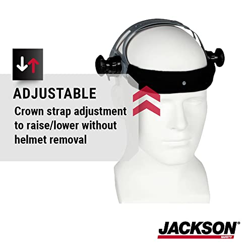 Jackson Safety 370 Replacement Headgear Part - Welding Helmet Accessories - Adjustable - Black/Grey - 20696 #TOP4