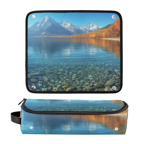 Organizador 2 en 1 para Herramientas de Cabello con Base Resistente al Calor y Estuche de Viaje para Planchas, Rizos y Alisadores miniatura 3