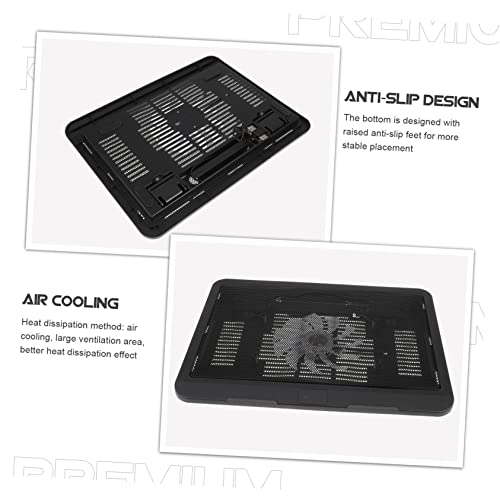 Base refrigerante para laptop con ventiladores silenciosos ajustable miniatura 4