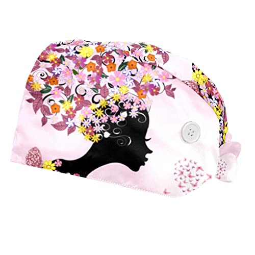 Chapeaux de travail papillon rose JDEZ pour hommes et femmes, lot de 2 casquettes respirantes
