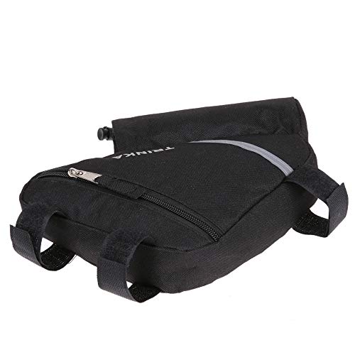 Ajcoflt Saco de bicicleta para bicicleta saco de quadro dianteiro saco de tubo de ciclismo garrafa d