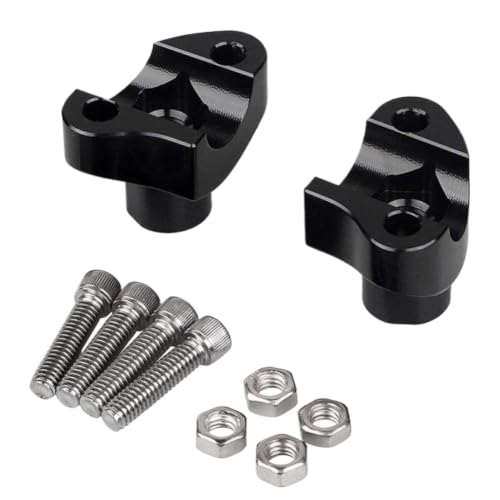 Elevadores de manillar de 1 pulgada con elevación de 1-1/2" para mejorar tu postura en ruta