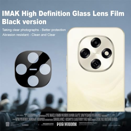 Image of FabeKee For Compatible With Oppo A6 Pro 5G / Oppo F31 Pro 5G Camera Lens Protector Tempered Glass HD Clear Lens Film (Black Version)