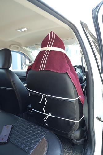 Image of VVIP BAGDA A New 100% Solid Large Luxury All CAR Seats Cotton Car Seat Towel Car Seat Towel Cover Comfortable Driving SUV,Sports, (Pack of -1) (Maroon)