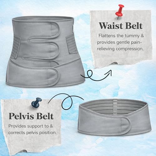 Faja Abdominal Postparto 2-en-1 para Mujer Talla Única miniatura 4