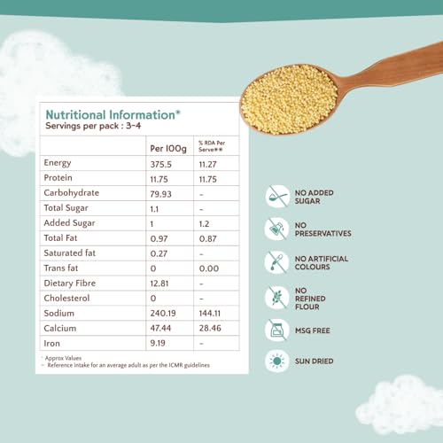 Image of Hungrybums Foxtail Macaroni Pasta with Tastemaker - Pack of 2 (180gm each) | Sun Dried, Vegan Macaroni | Rich in Magnesium and Vitamin B12 | No Maida Pasta | No MSG, No Preservative