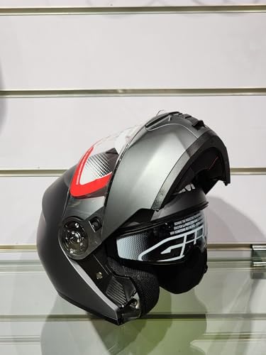 XT Casco Moto Modular GIVI X20 Titanio Mate Talla XL