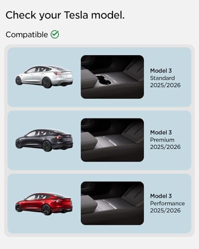 Image of Spigen Front Emblem Logo Full Cover Sticker for Tesla Model 3 Highland (Standard, Premium & Performance 2026 /2025 /2024) - Black